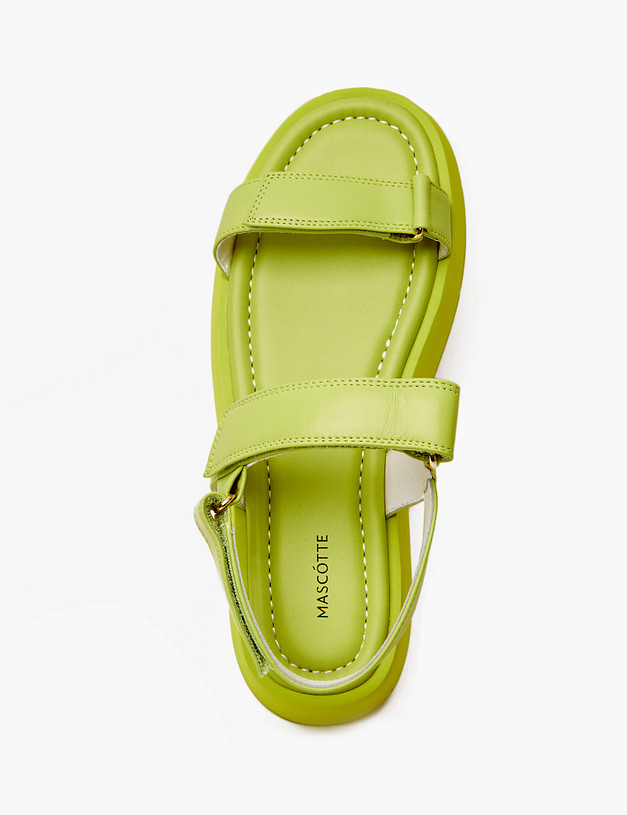 Зеленые женские сандалии MASCOTTE 172-4126212-6547M | ракурс 4