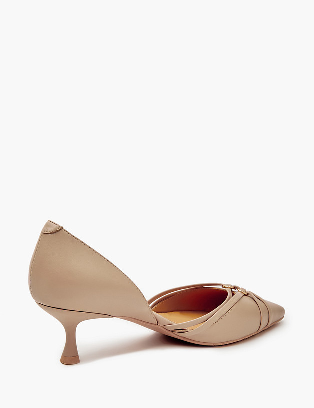 Бежевые женские туфли MASCOTTE 172-412411-3509M | ракурс 3