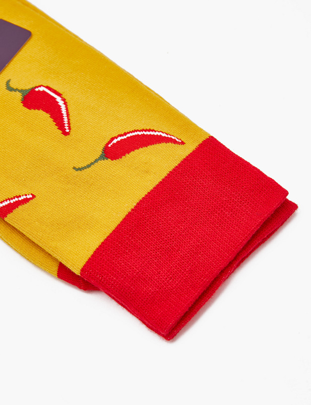 Носки с принтом "Перчик" MASCOTTE 764-3221-2618 | ракурс 2