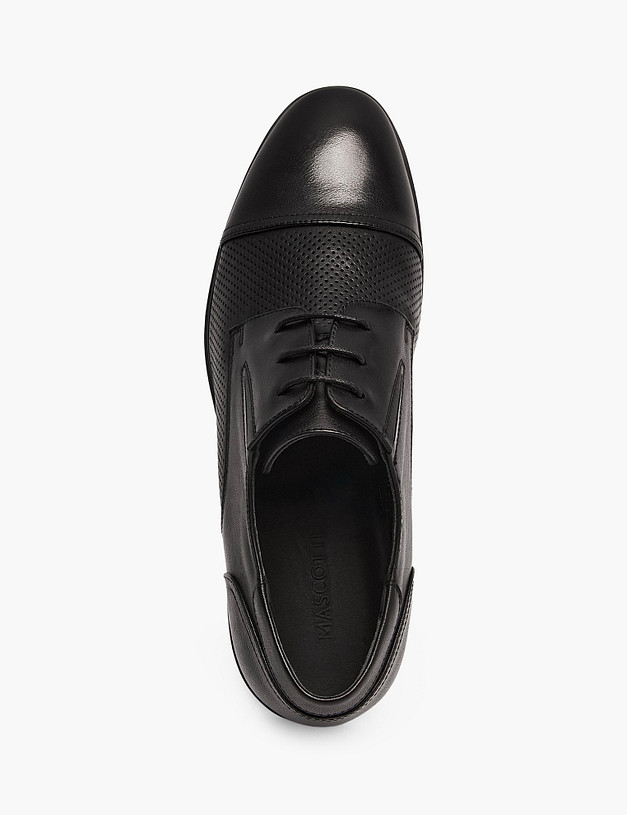 Черные мужские полуботинки MASCOTTE 58-610511-0102 | ракурс 4
