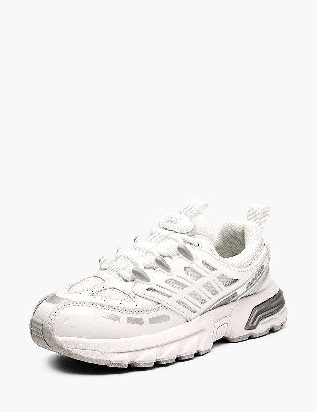 Белые детские кроссовки MASCOTTE 64-612421-0201 | ракурс 2