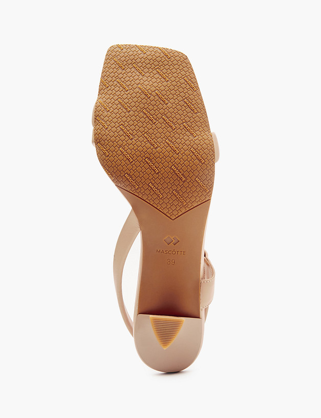 Бежевые женские босоножки MASCOTTE 126-412361-0608 | ракурс 5