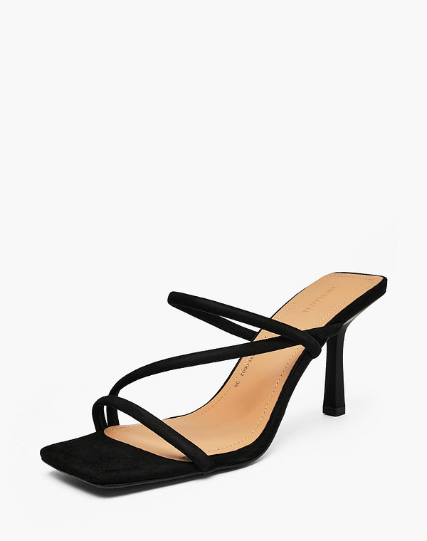 234-611491-0602 Туфли летние женские велюр/б.п. черн, Mascotte