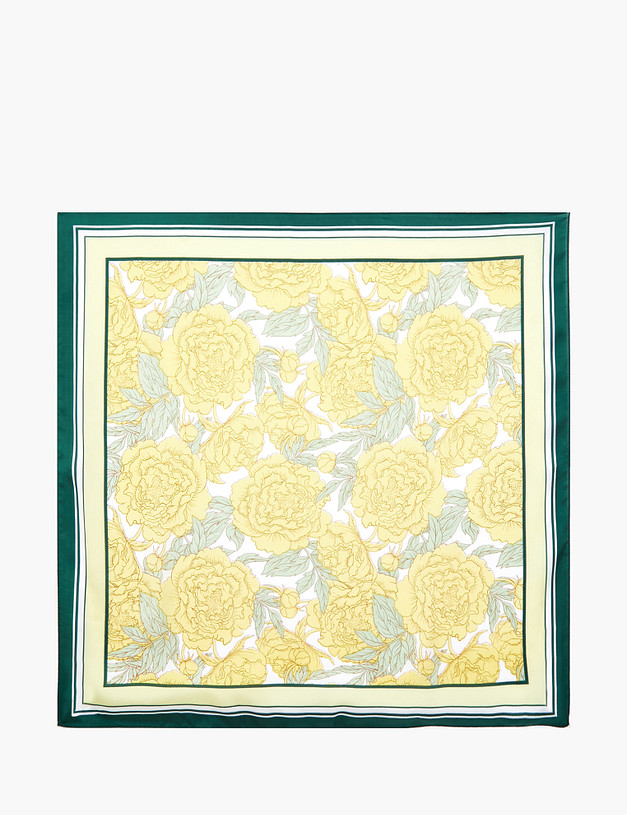 Желтый женский платок MASCOTTE 766-4112-2418 | ракурс 2