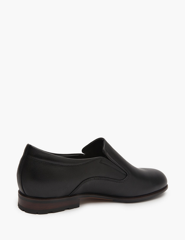 Черные мужские туфли из натуральной кожи MASCOTTE 175-513012-0102 | ракурс 3