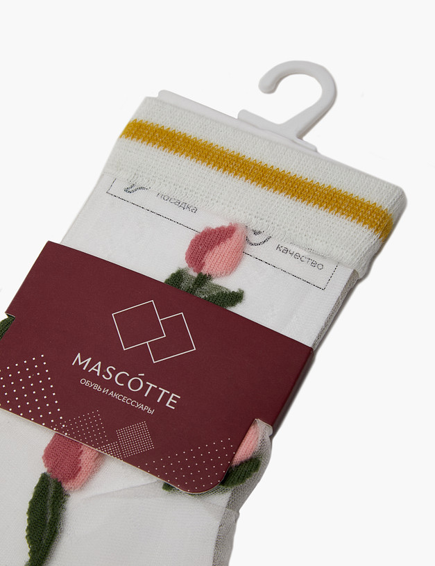 Бежевые женские носки MASCOTTE 999-4105-2608 | ракурс 2