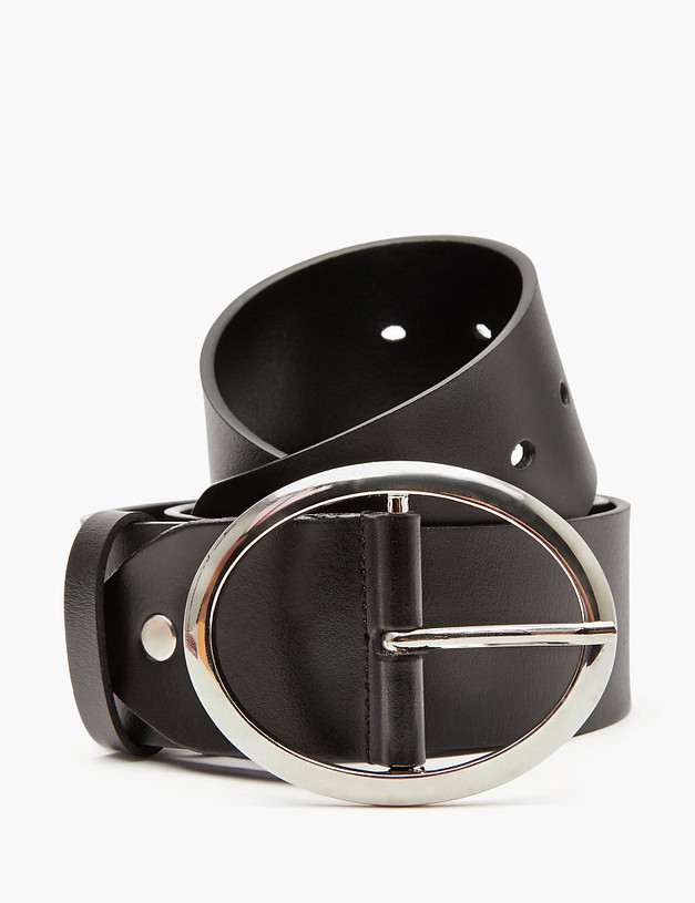 Черный женский ремень MASCOTTE 701-2110-60216 | ракурс 2 Черный женский ремень MASCOTTE 701-2110-60216 | ракурс 2