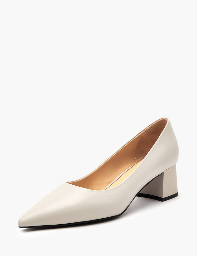 Серые женские туфли на невысоком каблуке MASCOTTE 172-4122812-6535M | ракурс 2