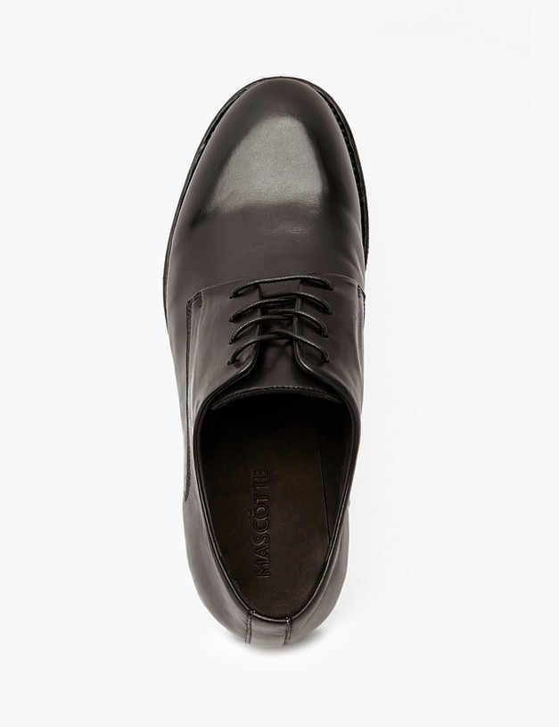 Premium черные мужские дерби MASCOTTE 128-414811-0102 | ракурс 5 Premium черные мужские дерби MASCOTTE 128-414811-0102 | ракурс 5