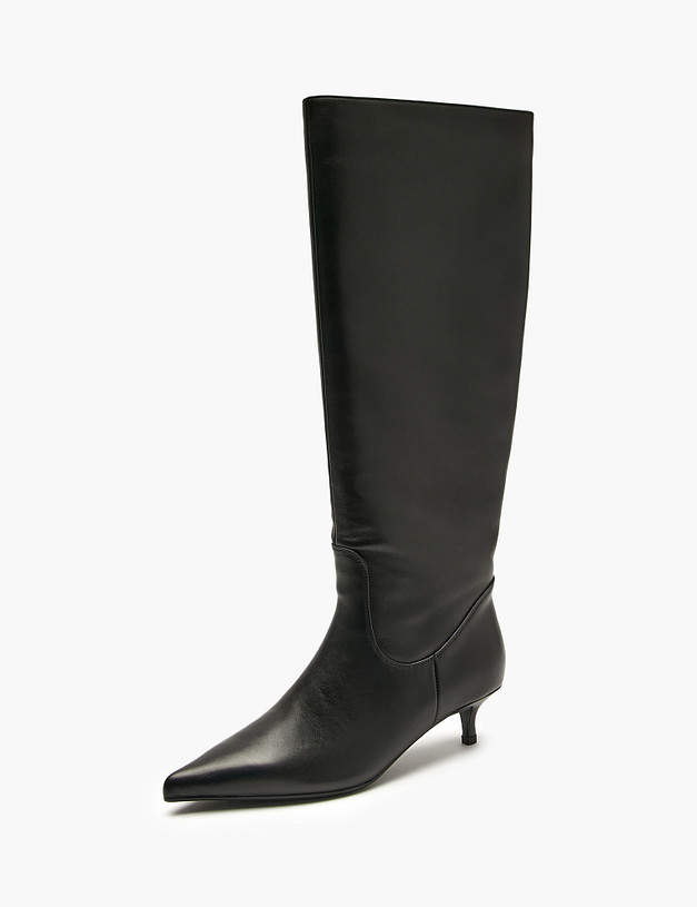 Черные женские сапоги MASCOTTE 126-526622-3100M | ракурс 4