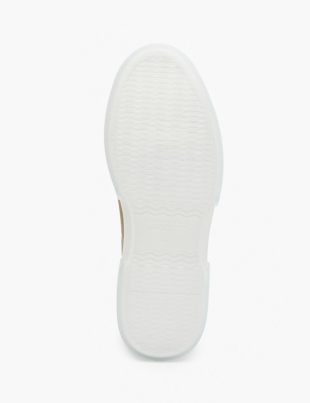 Бежевые мужские кеды из велюра и кожи MASCOTTE 22-3170913-3268M | ракурс 5