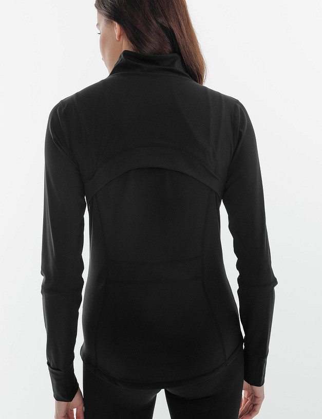 Черная спортивная олимпийка MASCOTTE 234-3188-2402 | ракурс 4