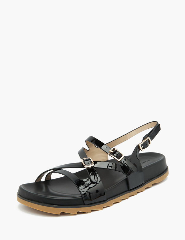 Черные женские сандалии MASCOTTE 233-2143715-3701M | ракурс 2