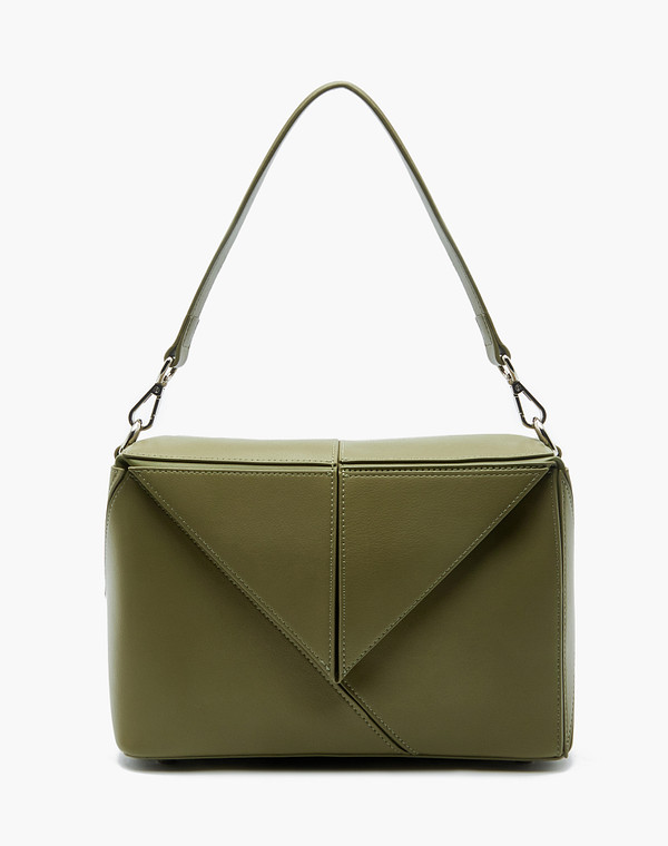 660-2225-604 Сумка женская кож.спилок-и.кожа/текстиль зелен, M, Mascotte