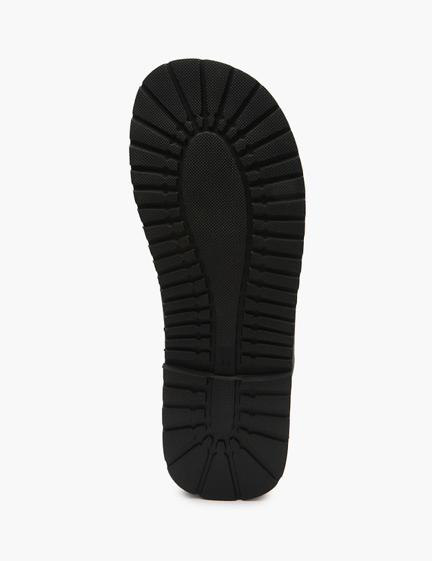 Черные мужские кожаные сабо MASCOTTE 128-511961-8134M | ракурс 5 Черные мужские кожаные сабо MASCOTTE 128-511961-8134M | ракурс 5