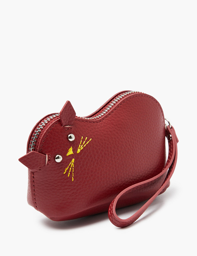Красная женская ключница MASCOTTE 660-5112-105 | ракурс 3 Красная женская ключница MASCOTTE 660-5112-105 | ракурс 3