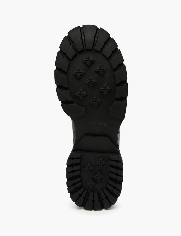 Зеленые велюровые женские челси MASCOTTE 126-220922-4606M | ракурс 5