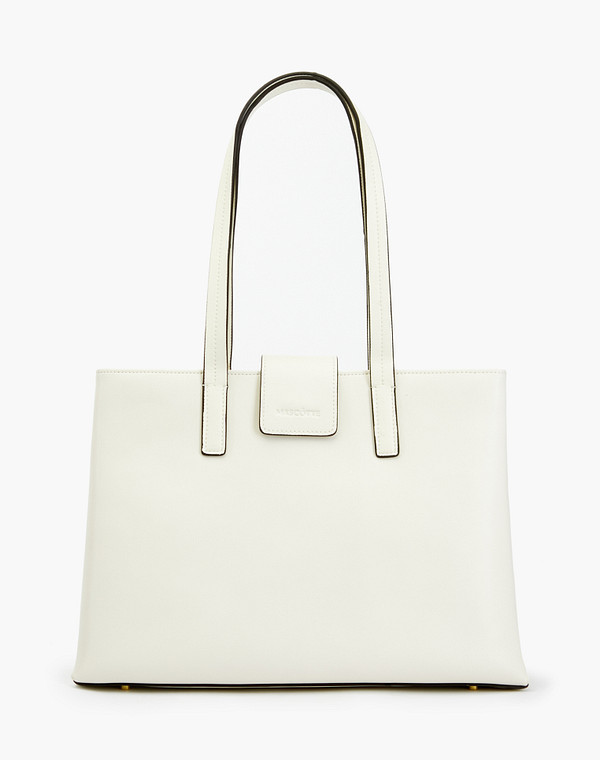 602-2107-601 Сумка женская кож.спилок-и.кожа/текстиль бел, M, Mascotte