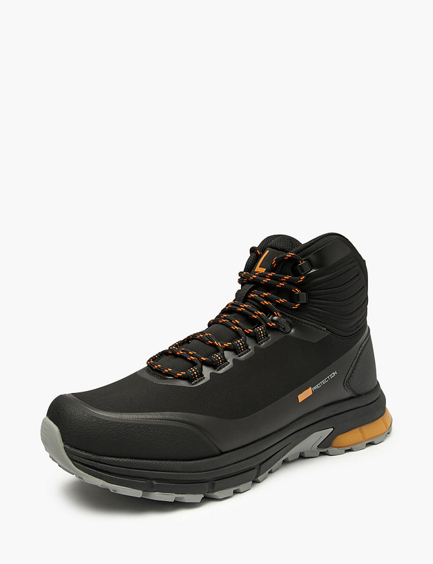 Черные мужские хайкеры MASCOTTE 182-420352-0202 | ракурс 2