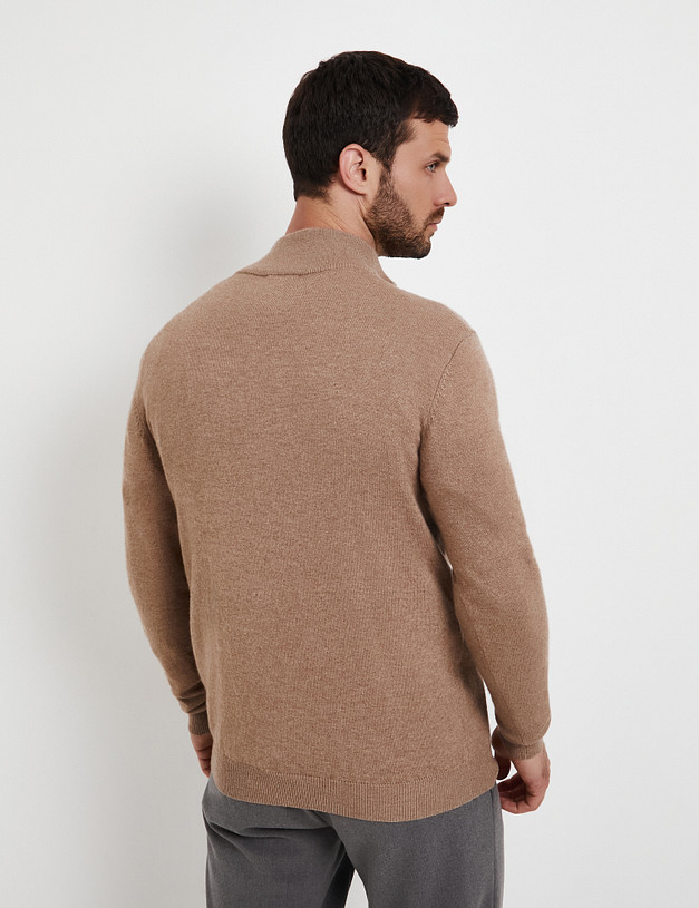 Мужской джемпер цвета капучино MASCOTTE 971-5206-509 | ракурс 6