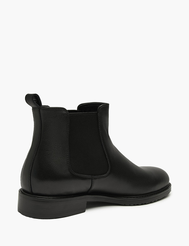 Черные мужские кожаные челси MASCOTTE 175-521921-0102 | ракурс 3