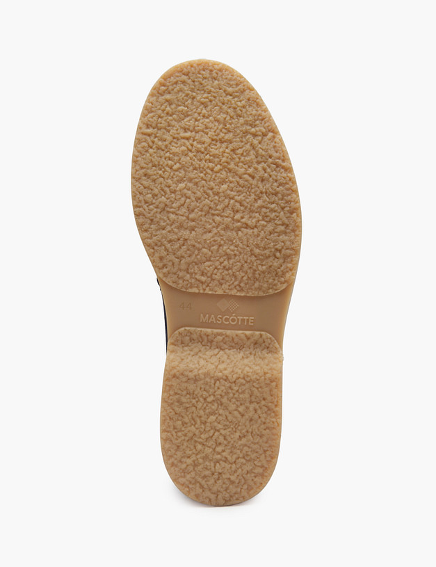 Синие мужские велюровые лоферы MASCOTTE 175-5130611-0203 | ракурс 7 Синие мужские велюровые лоферы MASCOTTE 175-5130611-0203 | ракурс 7