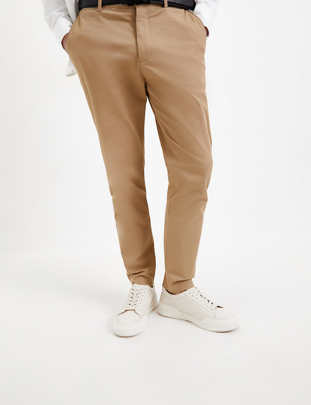 Белые мужские кеды из натуральной кожи MASCOTTE 22-4111811-0101 | ракурс 1