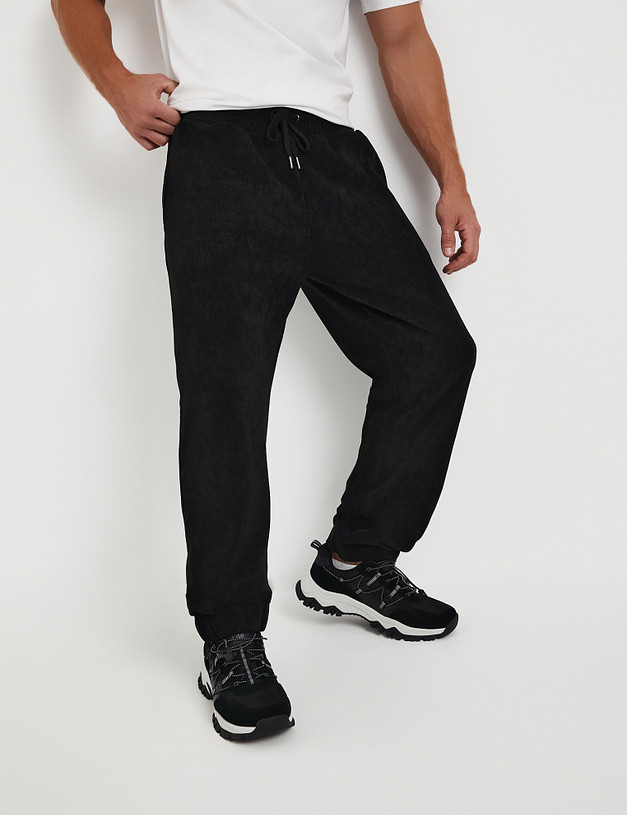 Черные мужские брюки MASCOTTE 888-5210-2402 | ракурс 4