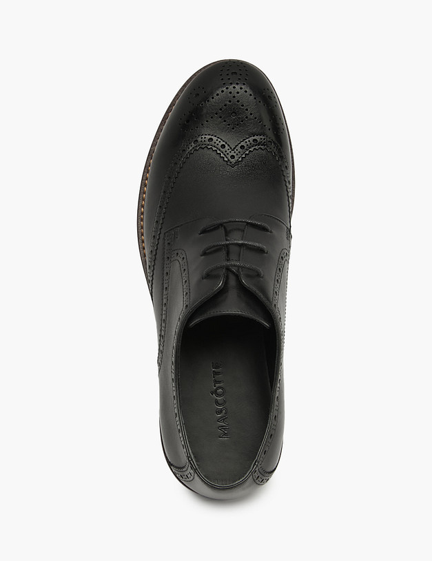 Черные мужские броги MASCOTTE 175-521914-3128M | ракурс 4
