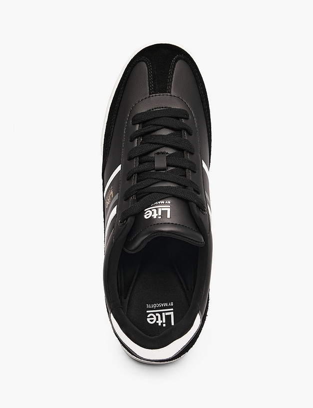 Черные мужские кеды MASCOTTE 64-610121-0602 | ракурс 4