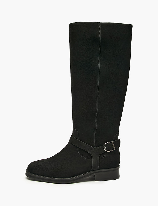 Черные женские сапоги MASCOTTE 22-5280723-3605M | ракурс 1 Черные женские сапоги MASCOTTE 22-5280723-3605M | ракурс 1