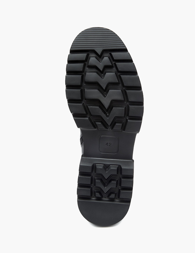 Черные кожаные мужские ботинки MASCOTTE 175-322524-0102 | ракурс 5