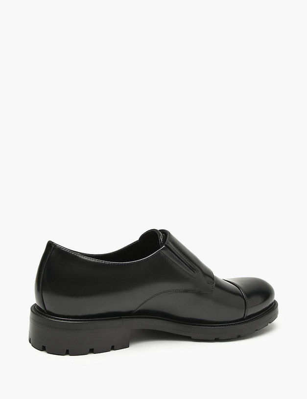 Черные мужские монки из натуральной кожи MASCOTTE 175-521913-6101M | ракурс 4