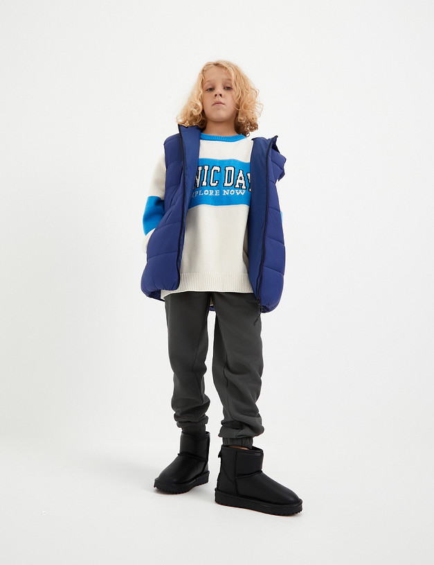 Черные детские угги MASCOTTE 98-320156-0102 | ракурс 1 Черные детские угги MASCOTTE 98-320156-0102 | ракурс 1