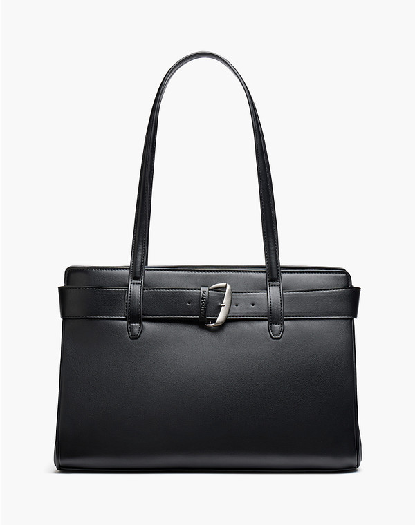 642-6107-602 Сумка женская и.кожа/текстиль черн, M, Mascotte