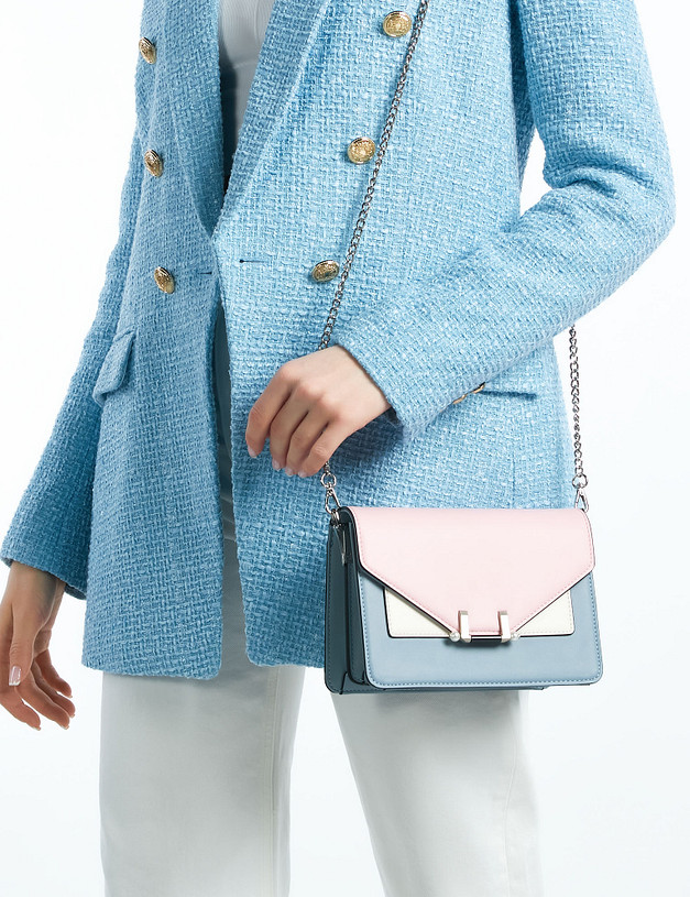 Розовая женская сумка кросс-боди MASCOTTE 642-0114-606 | ракурс 1