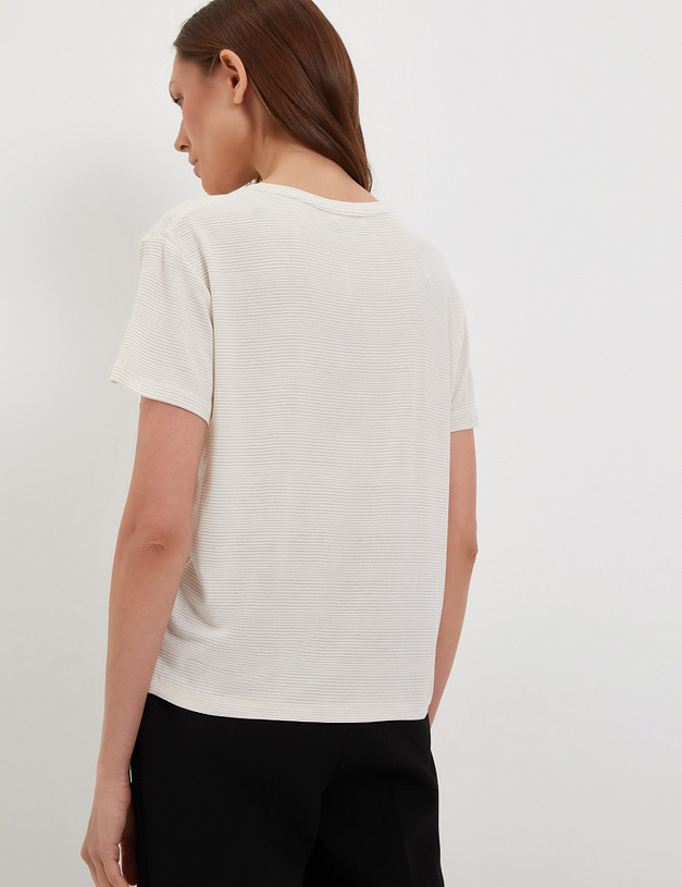 Молочная женская футболка MASCOTTE 890-4102-2401 | ракурс 6