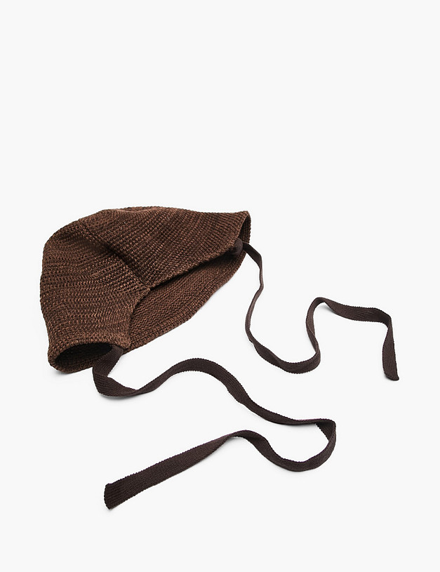 Коричневая женская шляпа MASCOTTE 766-6143-2609 | ракурс 5