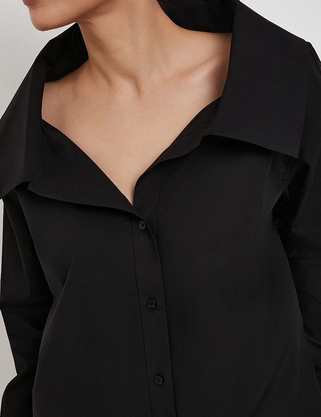 Черная женская блузка MASCOTTE 835-6106-2602 | ракурс 4