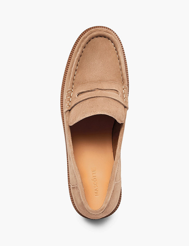 Бежевые женские лоферы MASCOTTE 234-610511-3671M | ракурс 4