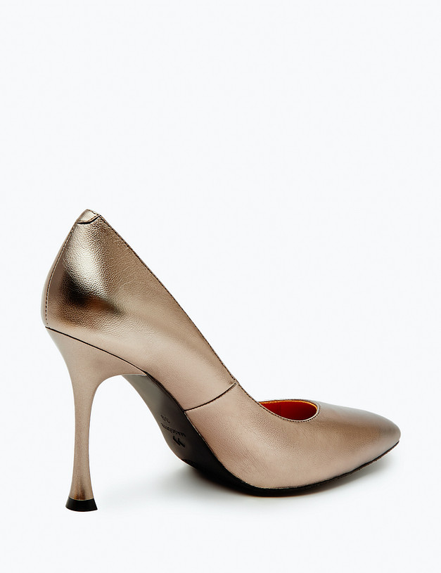 Бронзовые женские туфли MASCOTTE 172-318711-0517 | ракурс 4