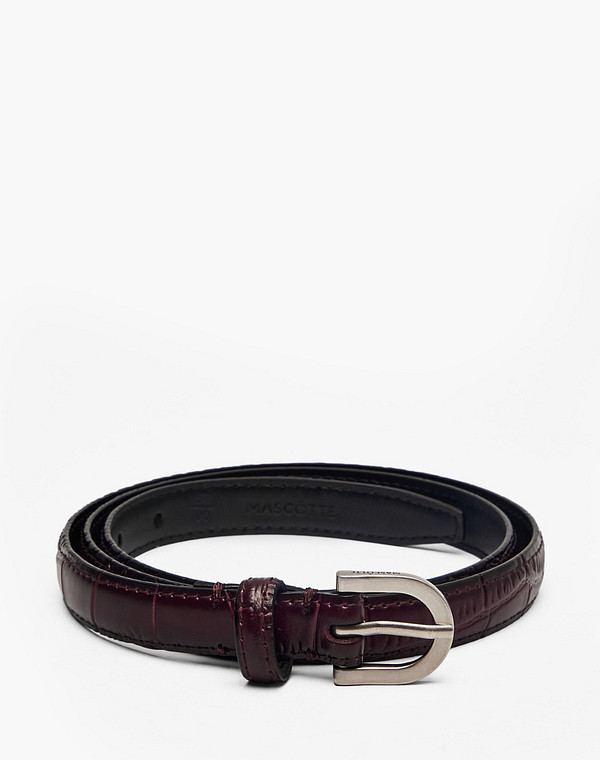 701-5201-609 Ремень жен. кож.спилок/кож.спилок корич, Mascotte