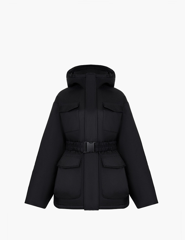 Черная женская зимняя куртка MASCOTTE 885-4205-2402 | ракурс 8 Черная женская зимняя куртка MASCOTTE 885-4205-2402 | ракурс 8