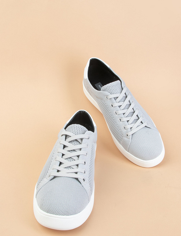 Серые мужские кеды MASCOTTE 58-2131323-0216 | ракурс 7