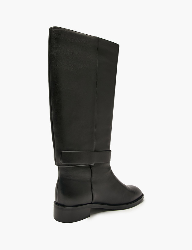 Черные женские сапоги MASCOTTE 126-5281821-3100M | ракурс 3