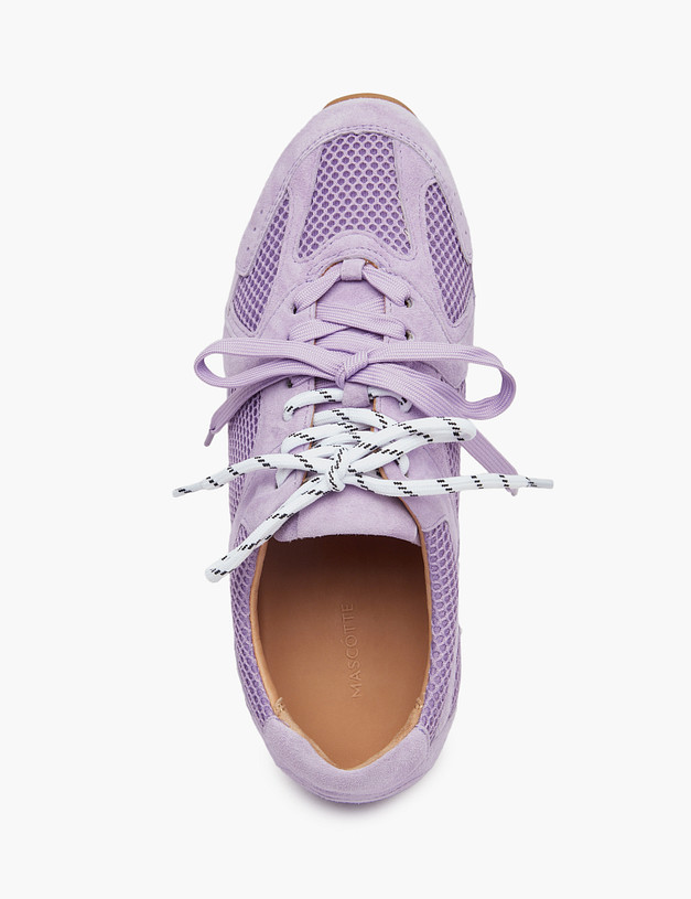 Фиолетовые женские кроссовки с сетчатыми вставками MASCOTTE 22-5161421-4664M | ракурс 6