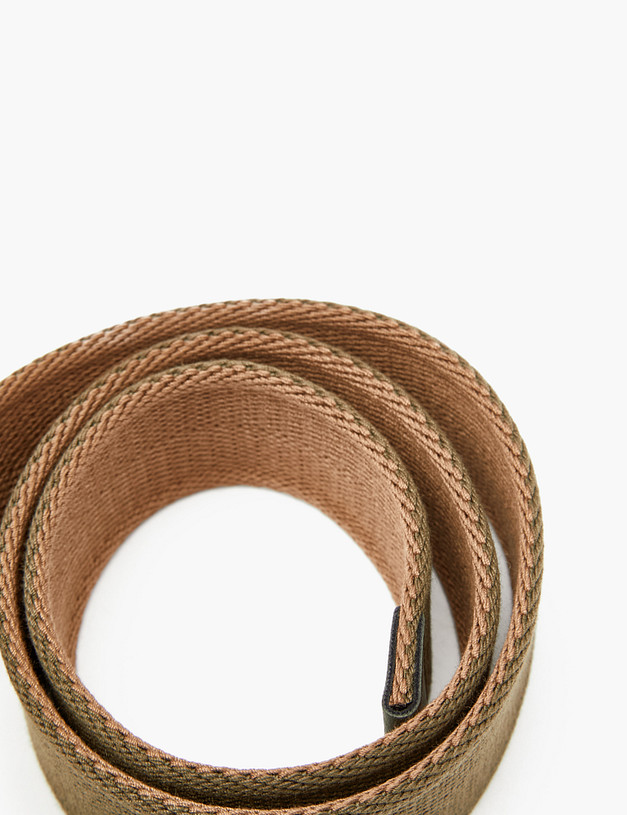 Оливковый текстильный ремень MASCOTTE 701-3215-204 | ракурс 4