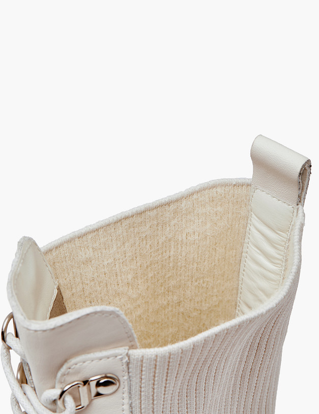 Белые женские ботинки MASCOTTE 58-325721-4156M | ракурс 6