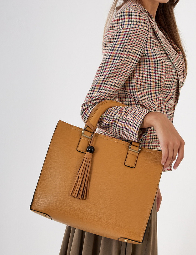 Желтая женская сумка MASCOTTE 697-1209-118 | ракурс 1