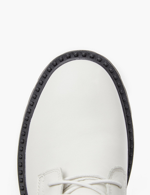 Белые женские зимние ботинки MASCOTTE 233-3201734-3192M | ракурс 4